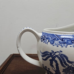 Wood & Sons Blue & White "Willow" Jug