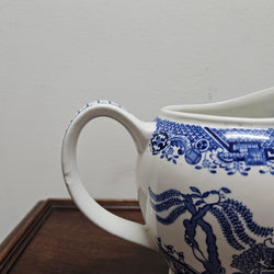 Wood & Sons Blue & White "Willow" Jug | Antique & Vintage | Moonee Ponds Antiques | Australia Wide Delivery