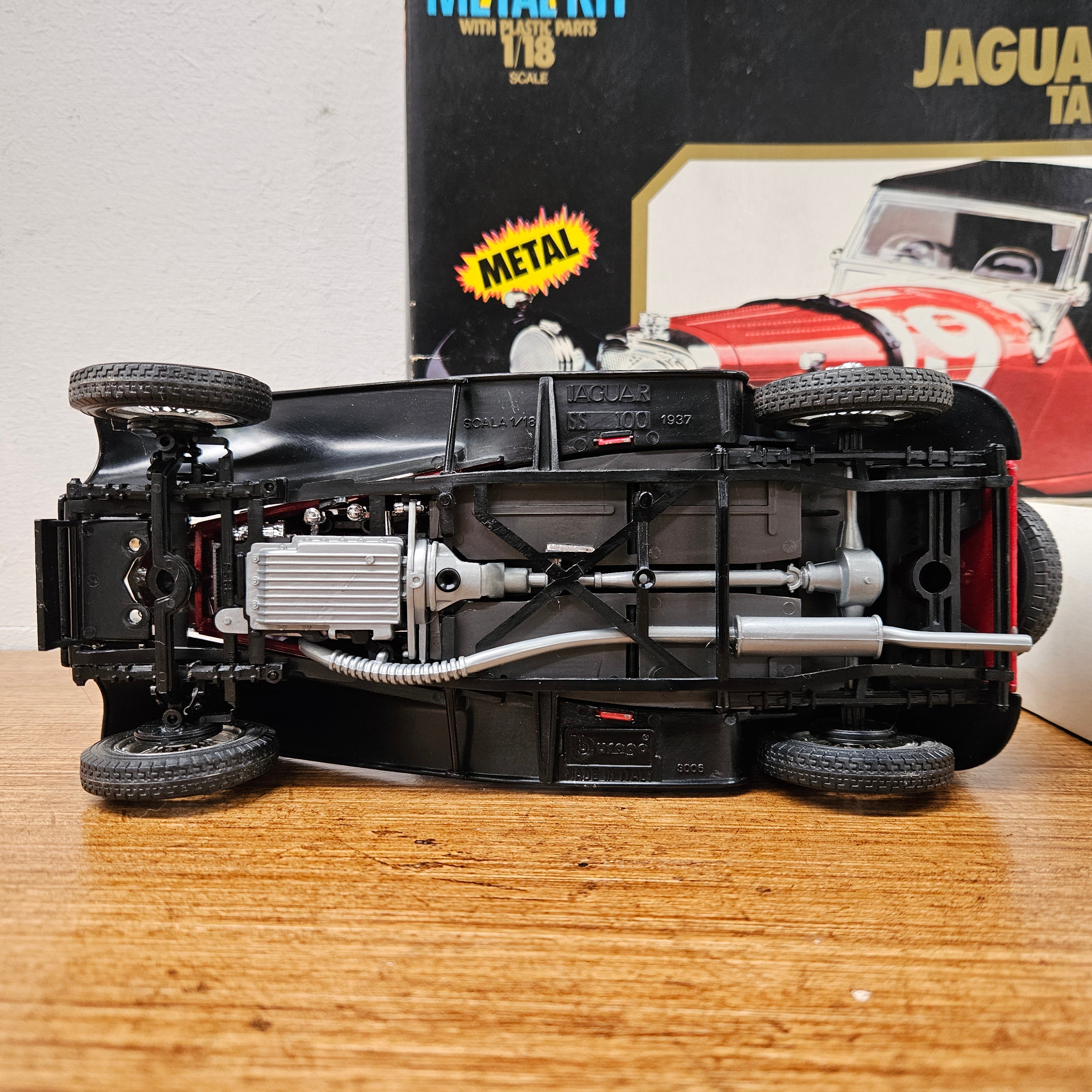 Vintage Boxed (Original) 1:18 Burago Jaguar SS100 Targa Florio Kit | Antique & Vintage | Moonee Ponds Antiques | Australia Wide Delivery