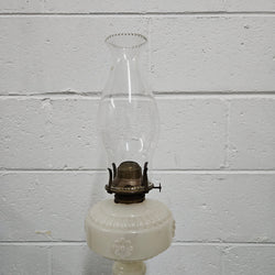 Antique Milk Glass Kero Lamp | Antique & Vintage | Moonee Ponds Antiques | Australia Wide Delivery