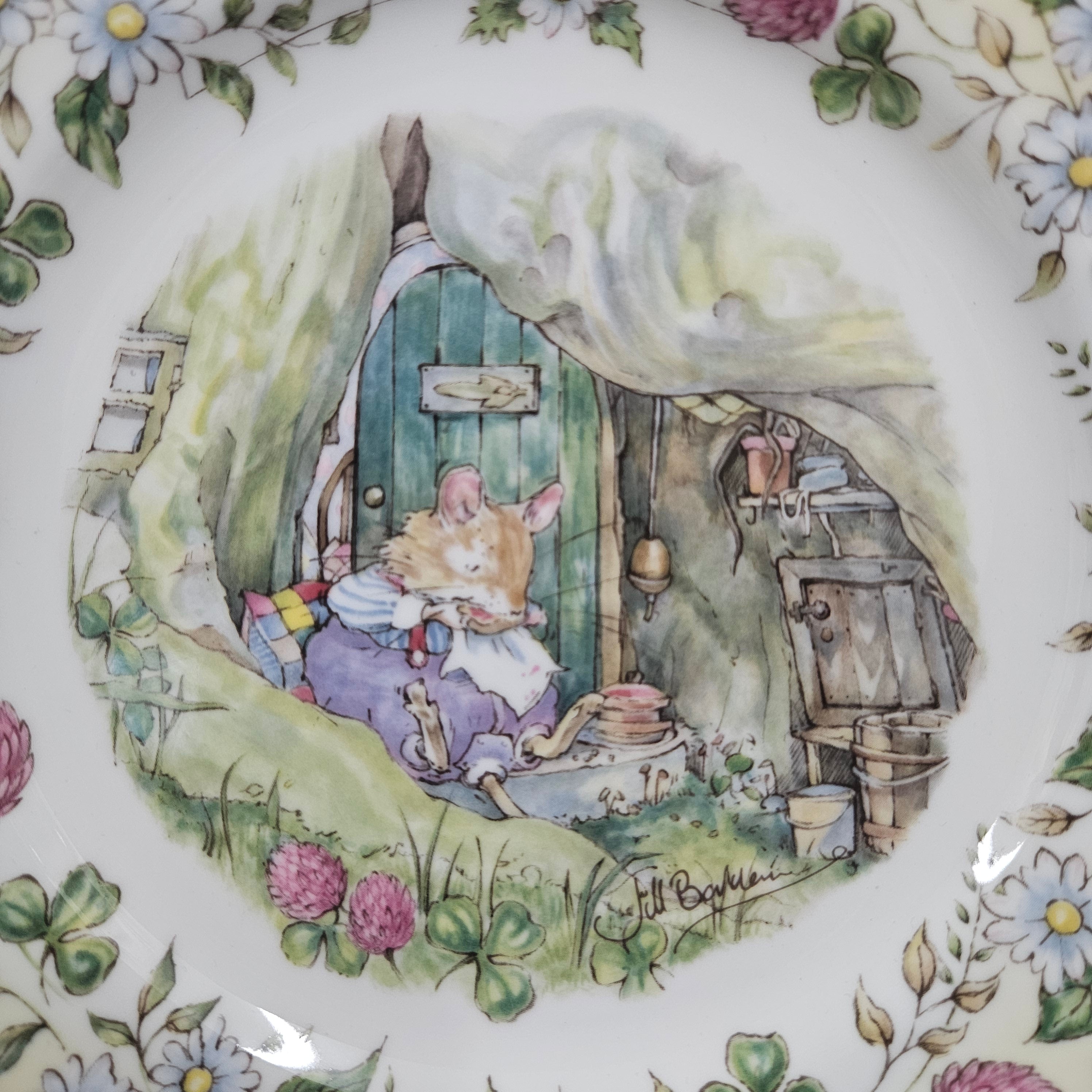 Vintage Royal Doulton Brambly Hedge "The Plan" Plate Made in England | Antique & Vintage | Moonee Ponds Antiques | Australia Wide Delivery