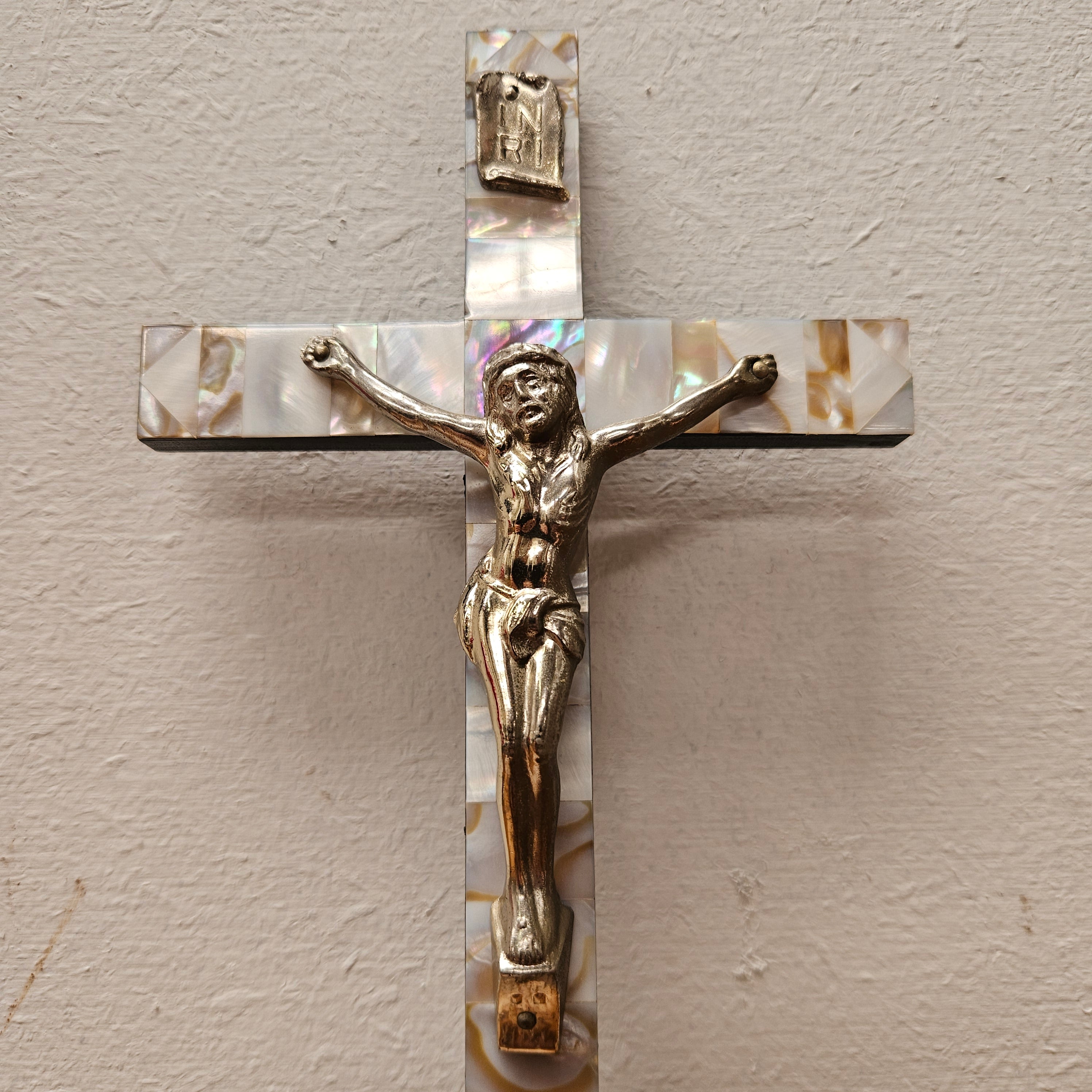 Vintage Mother of Pearl Cross | Antique & Vintage | Moonee Ponds Antiques | Australia Wide Delivery