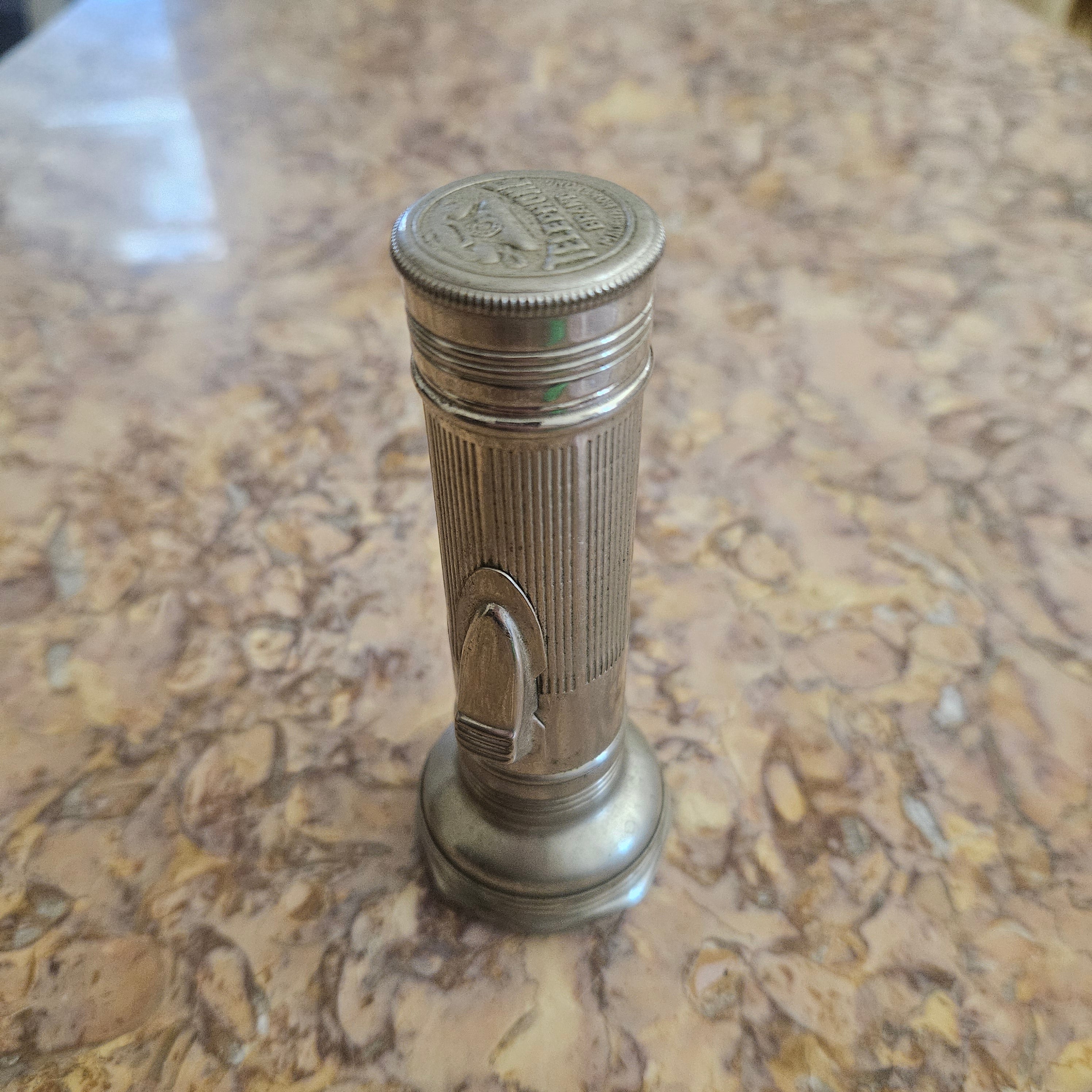 Vintage Retro "Telephone Brand" Chrome Torch