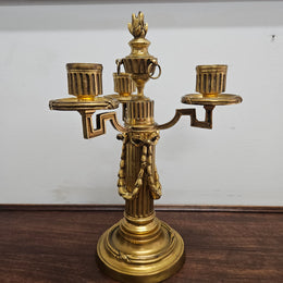 Impressive Louis XVl th Gilt Bronze Candleholder.  Circ 1780