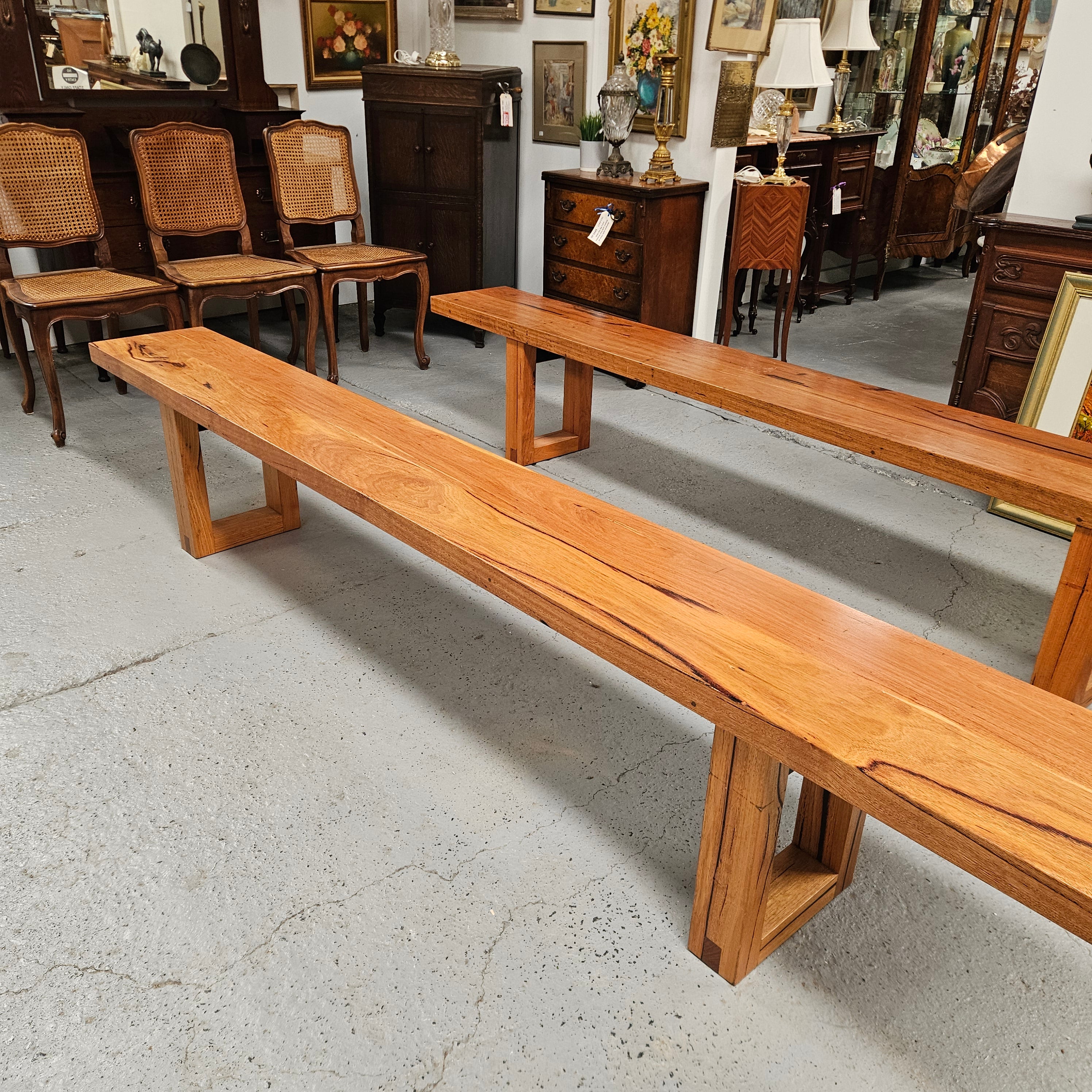 Stunning Reclaimed Blue Gum Bench Seat | Antique & Vintage | Moonee Ponds Antiques | Australia Wide Delivery