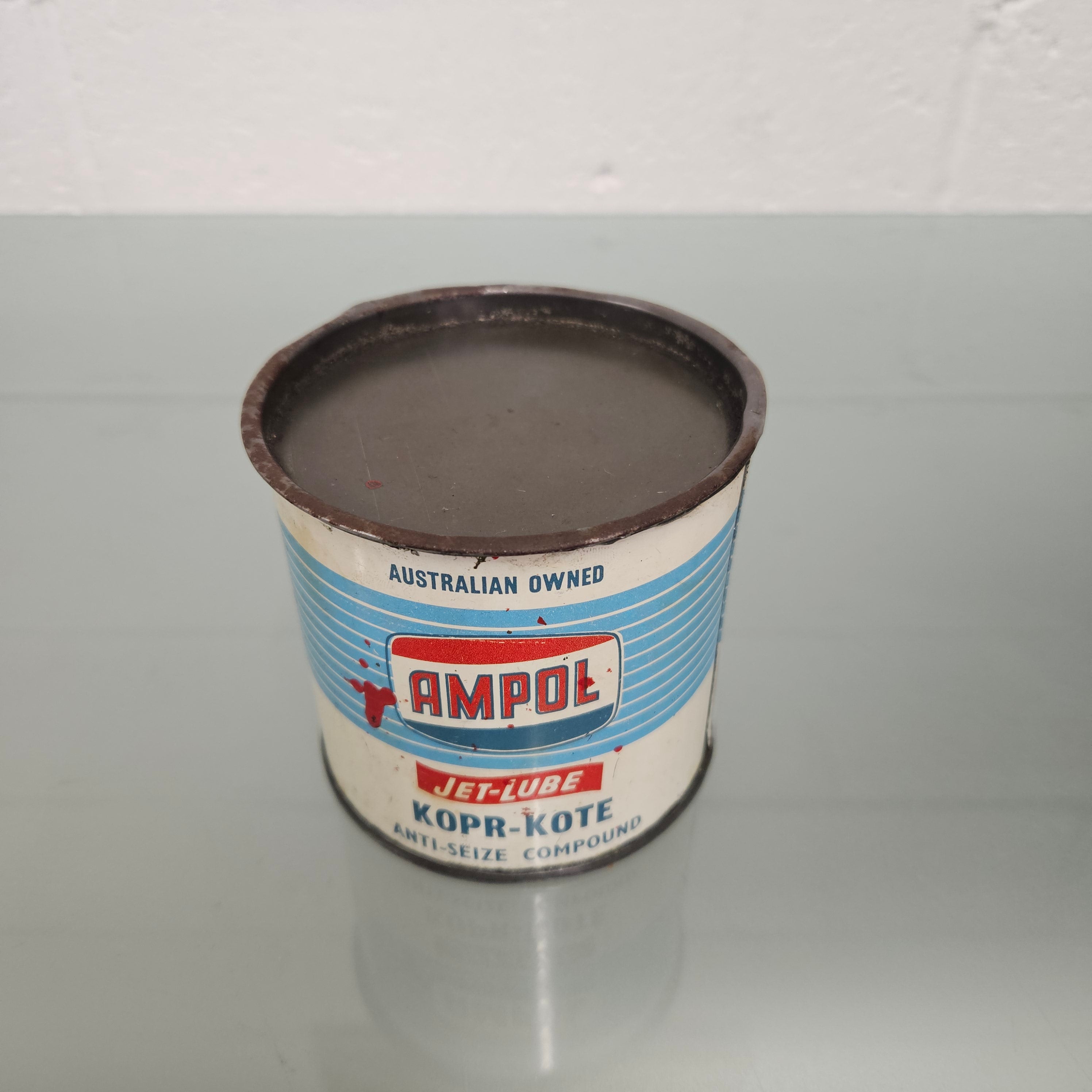 Vintage Ampol Jet Lube 1lb. Tin | Antique & Vintage | Moonee Ponds Antiques | Australia Wide