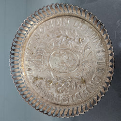 Antique Silver Plate Church Coaster | Antique & Vintage | Moonee Ponds Antiques | Australia Wide Delivery