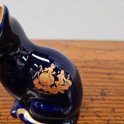 Limoge Cobalt Blue Cat | Antique & Vintage | Moonee Ponds Antiques | Australia Wide Delivery