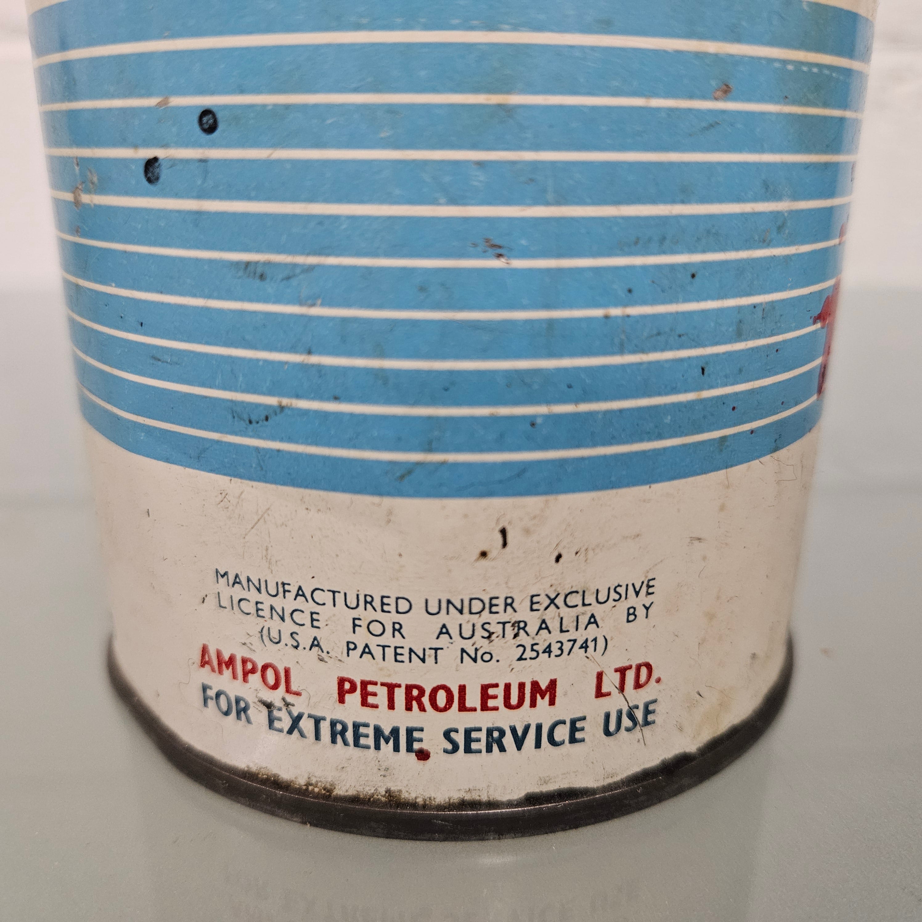Vintage Ampol Jet Lube 1lb. Tin | Antique & Vintage | Moonee Ponds Antiques | Australia Wide