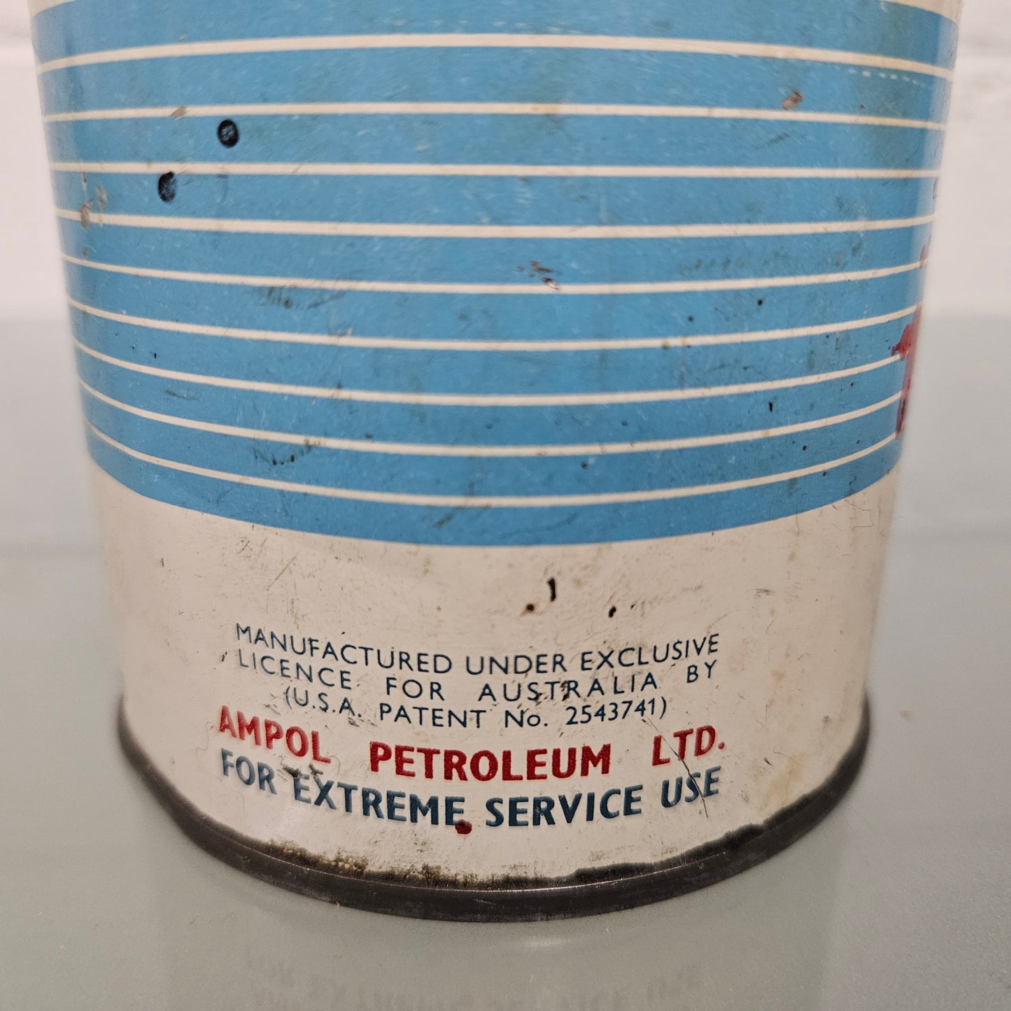 Vintage Ampol Jet Lube 1lb. Tin