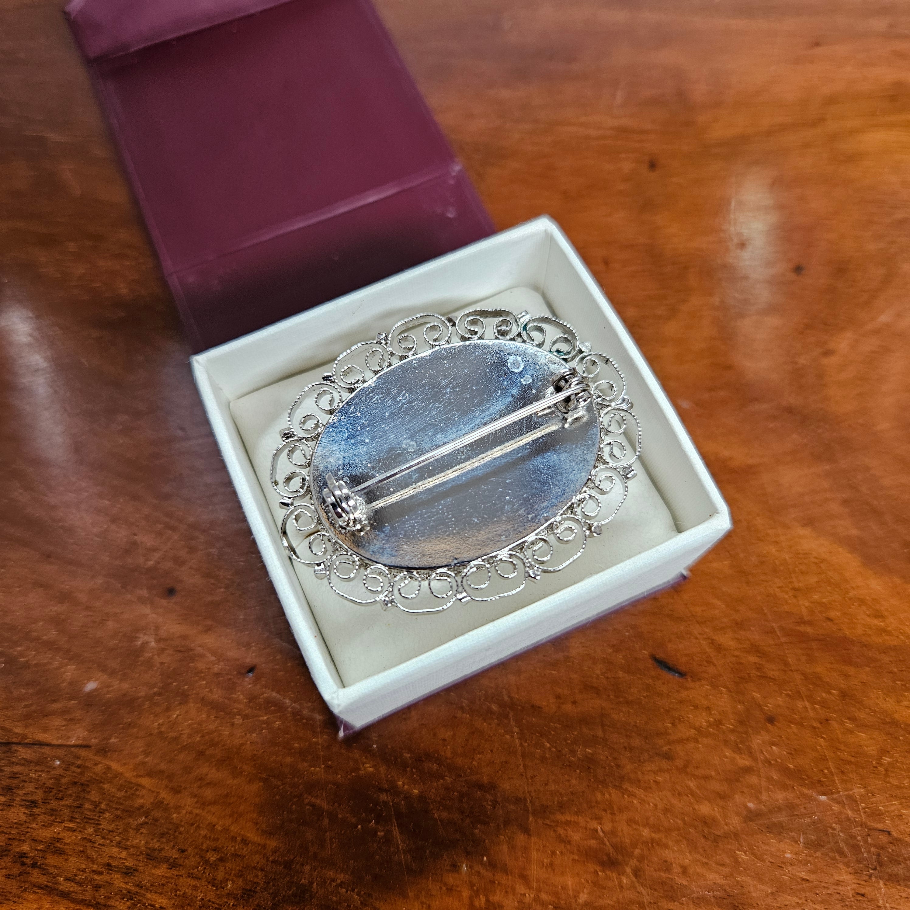 Vintage Floral Micro Mosaic Brooch | Antique & Vintage | Moonee Ponds Antiques | Australia Wide