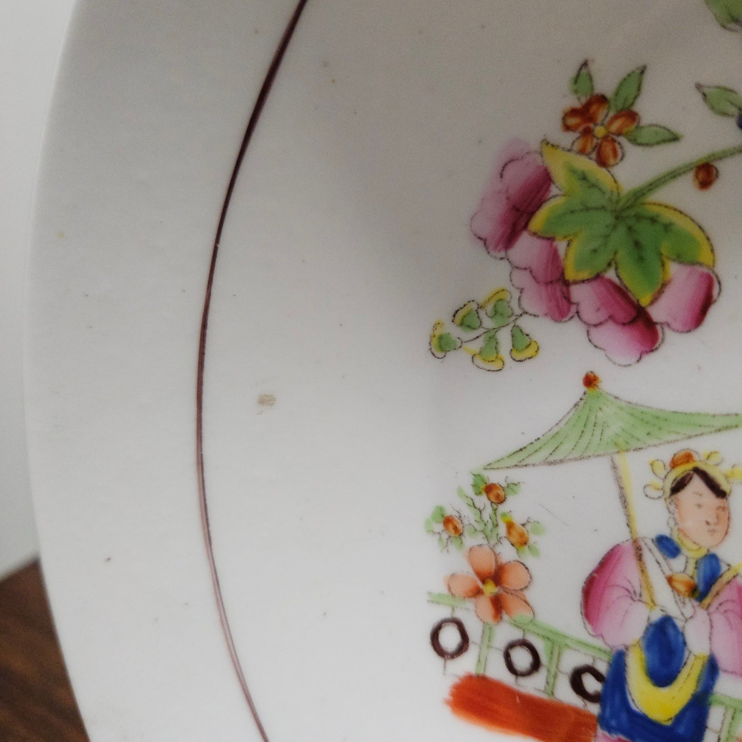 Hildach & Sons Chinoiseries Scene Shallow Bowl