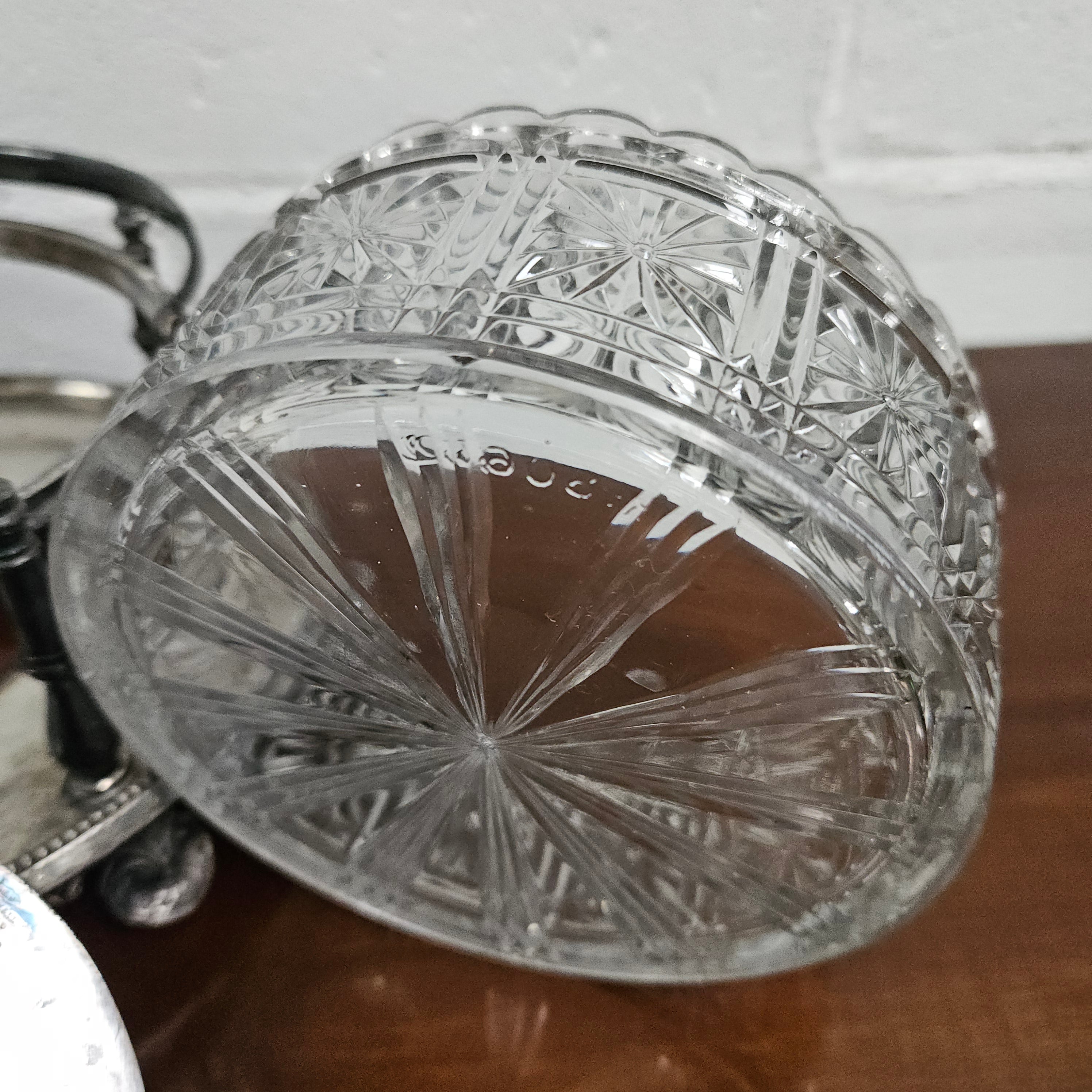 Victorian Walker & Hall Silver & Glass Insert Butter Dish | Antique & Vintage | Moonee Ponds Antiques | Australia Wide Delivery