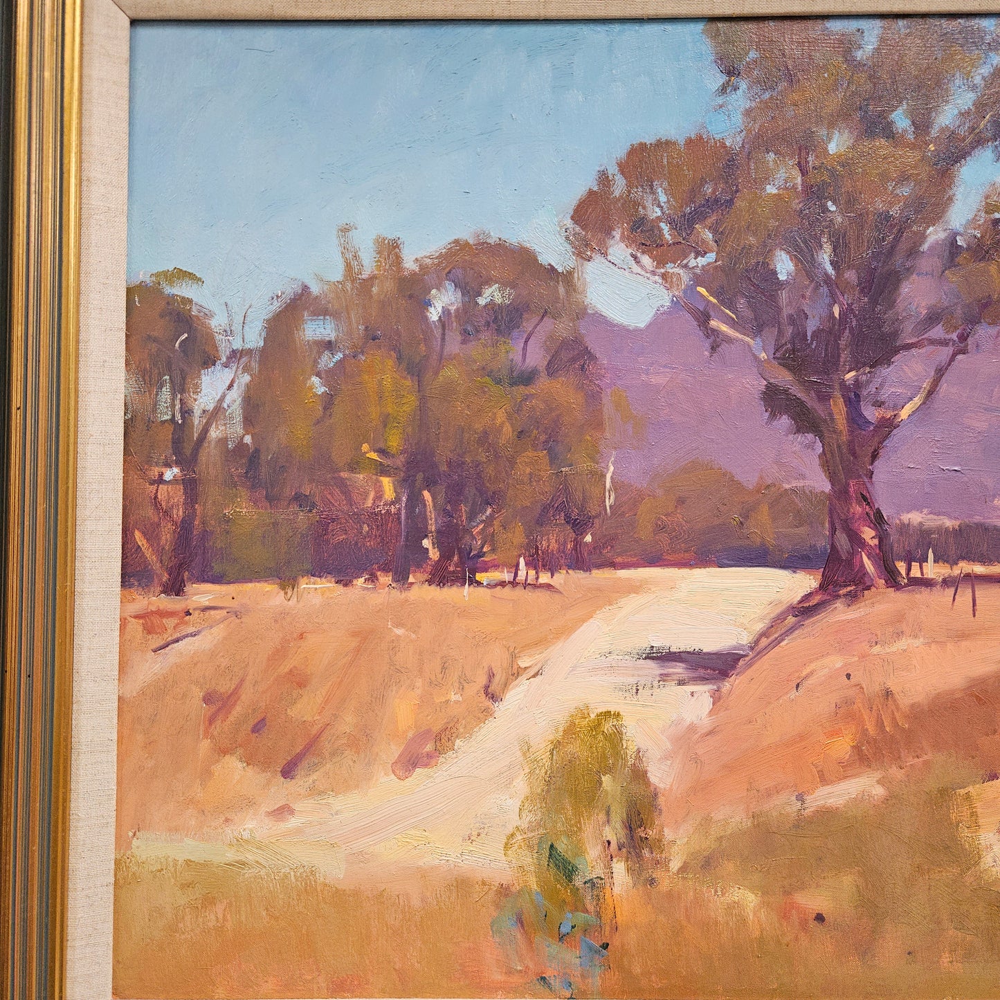 Framed Australian Oil on Canvas Signed Painting