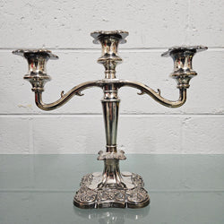 Silver EPNS Candle Holder | Antique & Vintage | Moonee Ponds Antiques | Australia Wide Delivery
