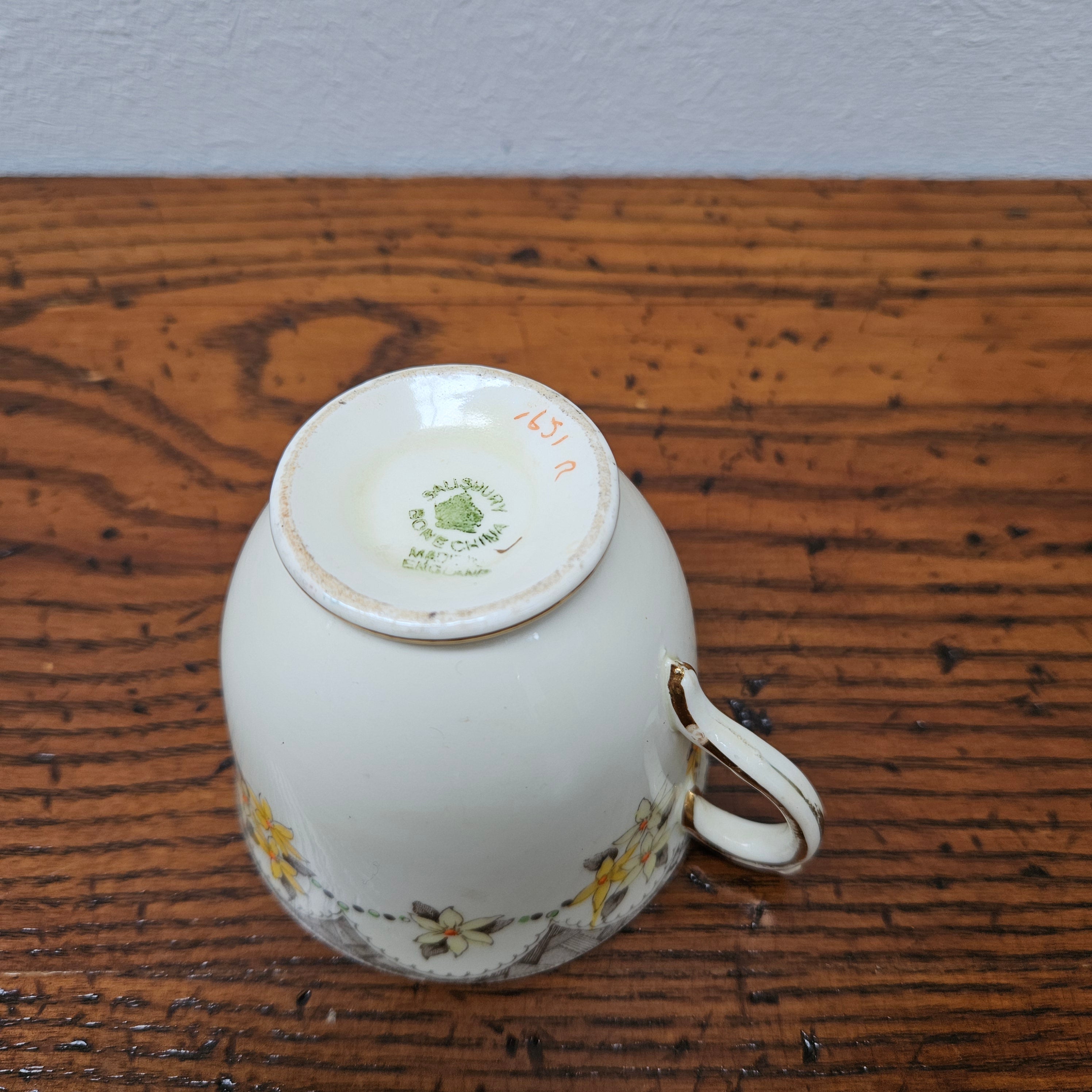 England Salisbury Bone China Trio | Antique & Vintage | Moonee Ponds Antiques | Australia Wide Delivery