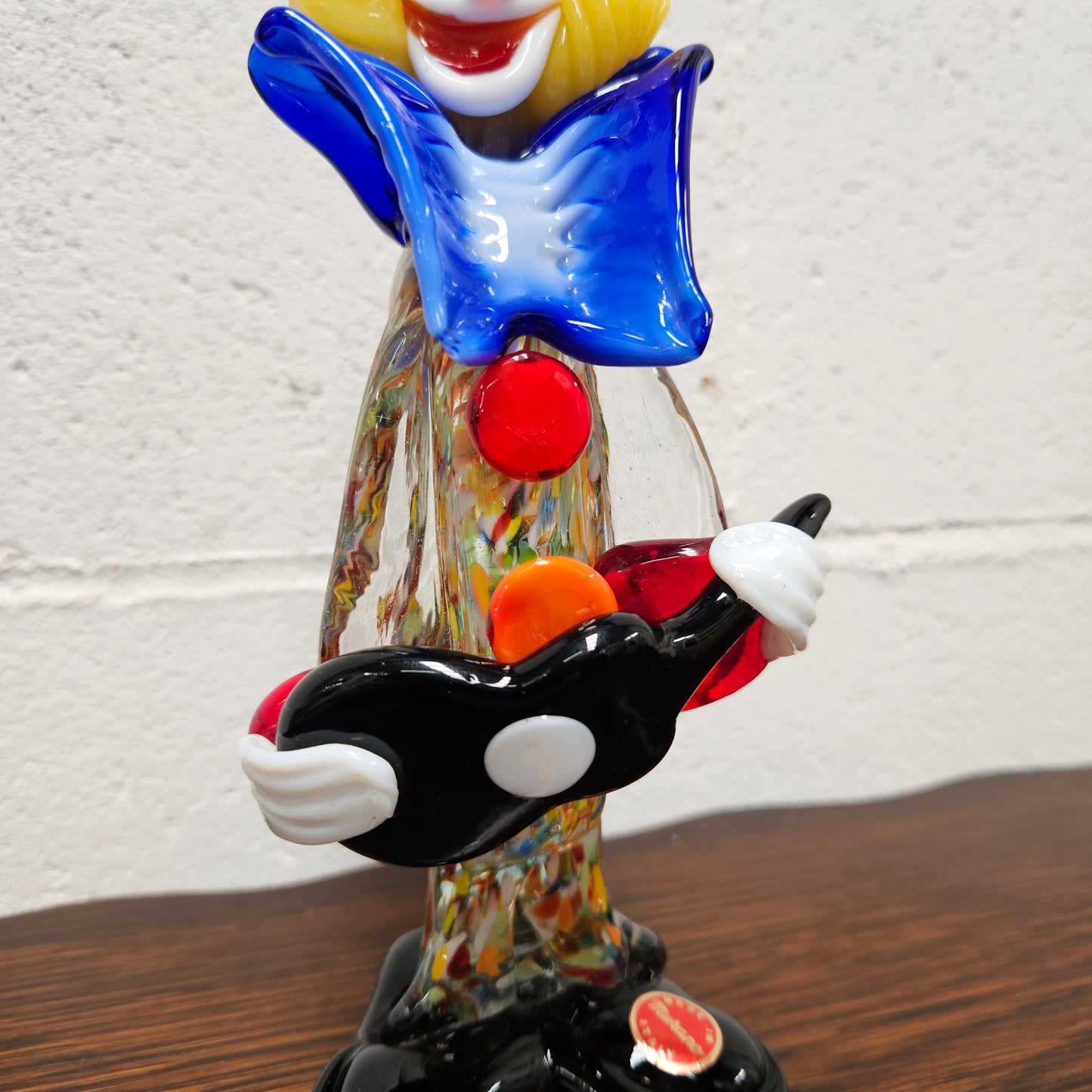 Large Italian Murano Glass Clown