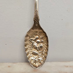 Victorian English Silver Plated Berry Spoon | Antique & Vintage | Moonee Ponds Antiques | Australia Wide Delivery