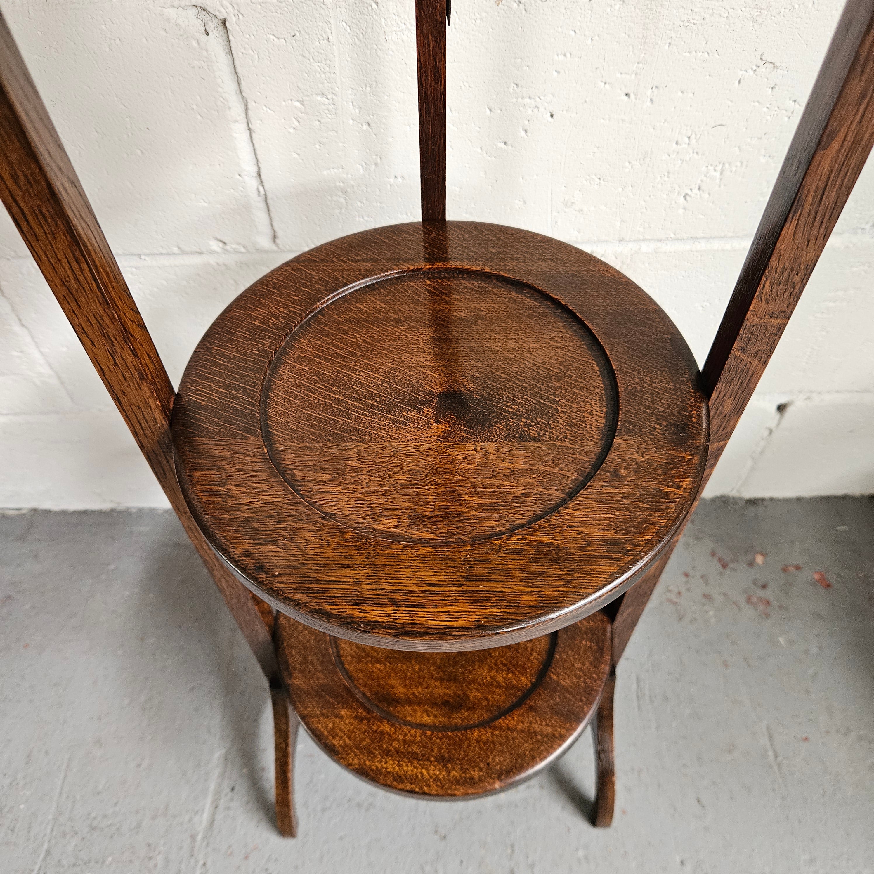 3 Tier Foldable Mahogany Cake Stand | Antique & Vintage | Moonee Ponds Antiques | Australia Wide Delivery