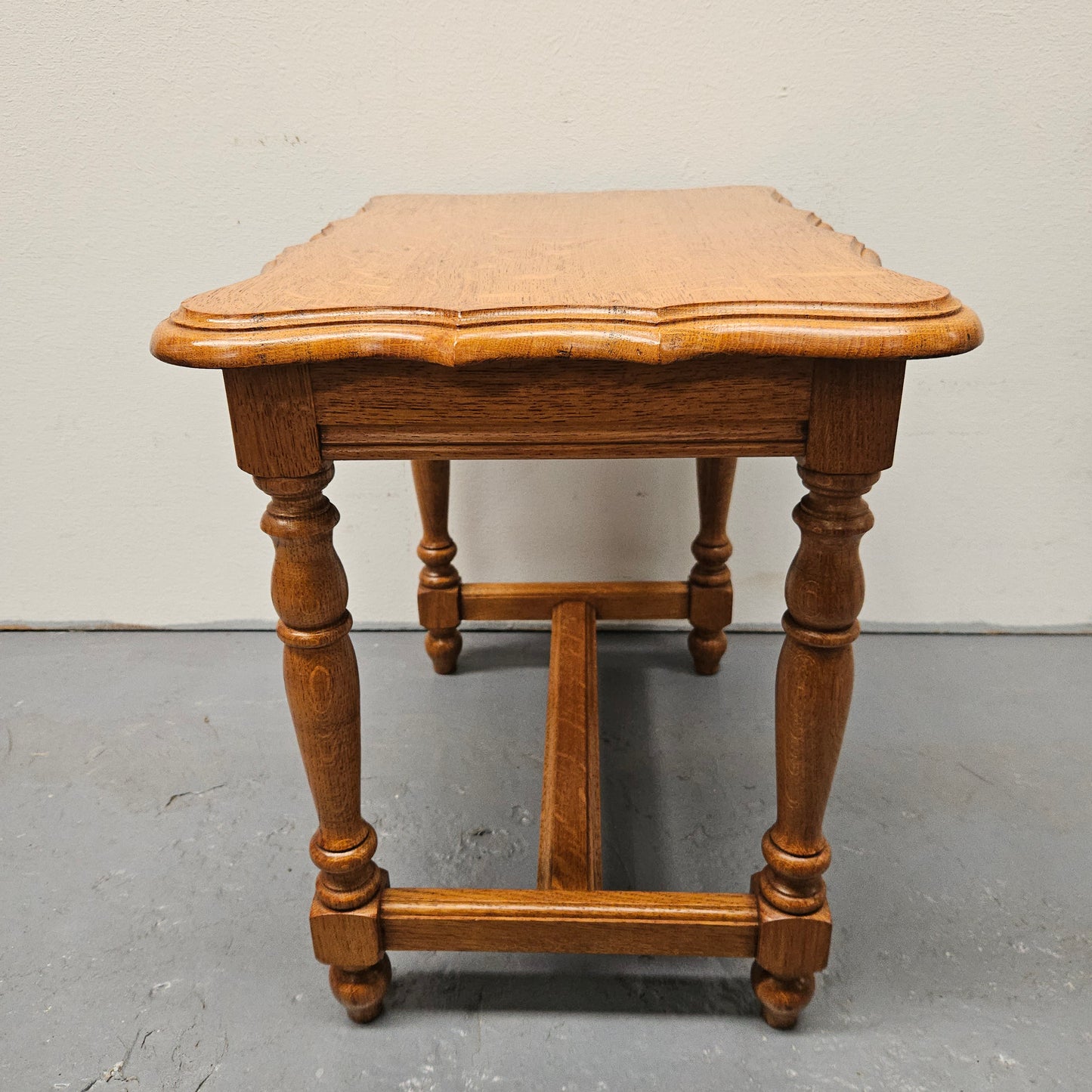 French Provincial Oak Small Side Table