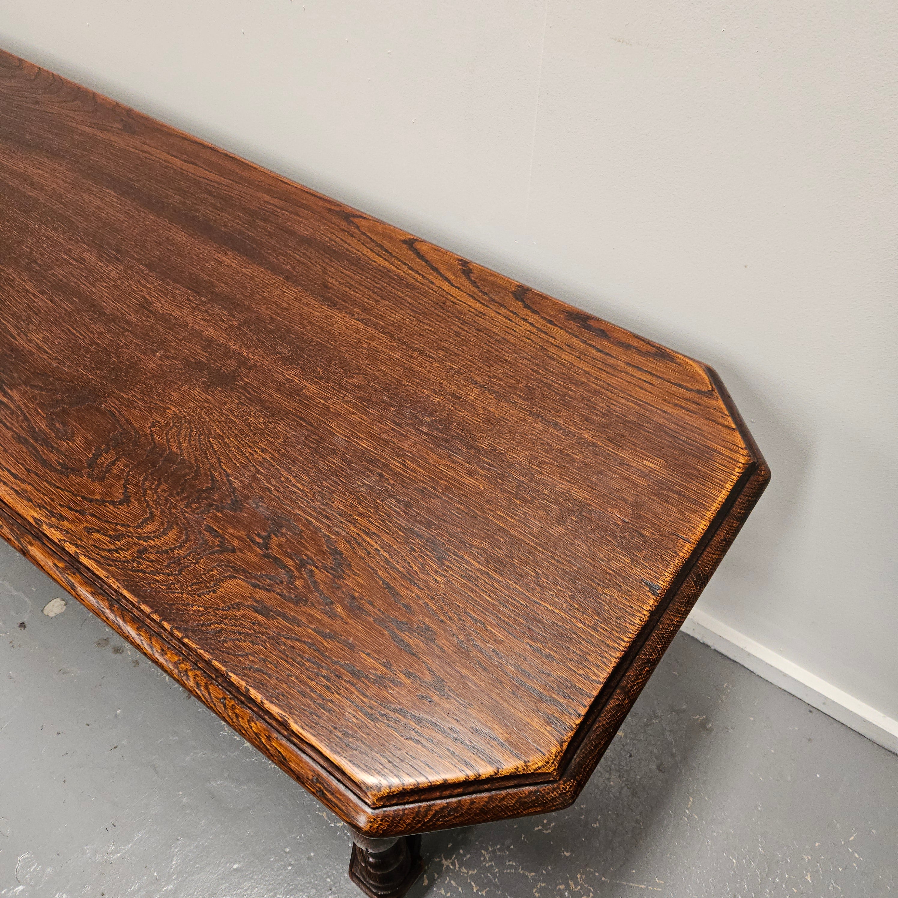 French Oak Two Drawer Coffee Table | Antique & Vintage | Moonee Ponds Antiques | Australia Wide Delivery