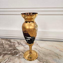 Vintage Glass Gilded Vase | Antique & Vintage | Moonee Ponds Antiques | Australia Wide Delivery