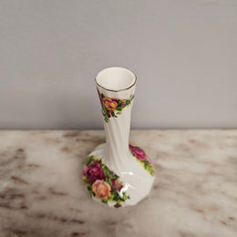 Vintage Roses Narrow Neck Vase
