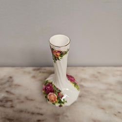 Vintage Roses Narrow Neck Vase | Antique & Vintage | Moonee Ponds Antiques | Australia Wide Delivery