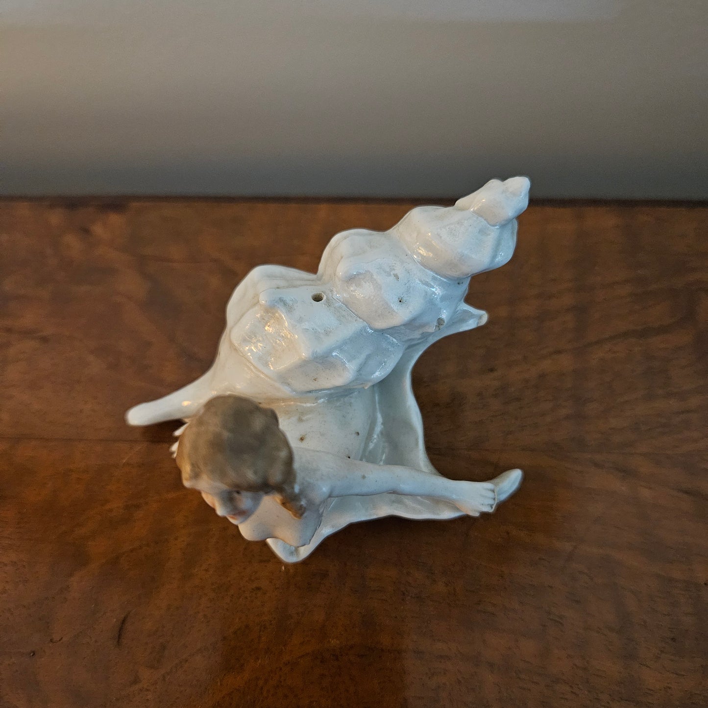 Vintage Ceramic Mermaid Ornament