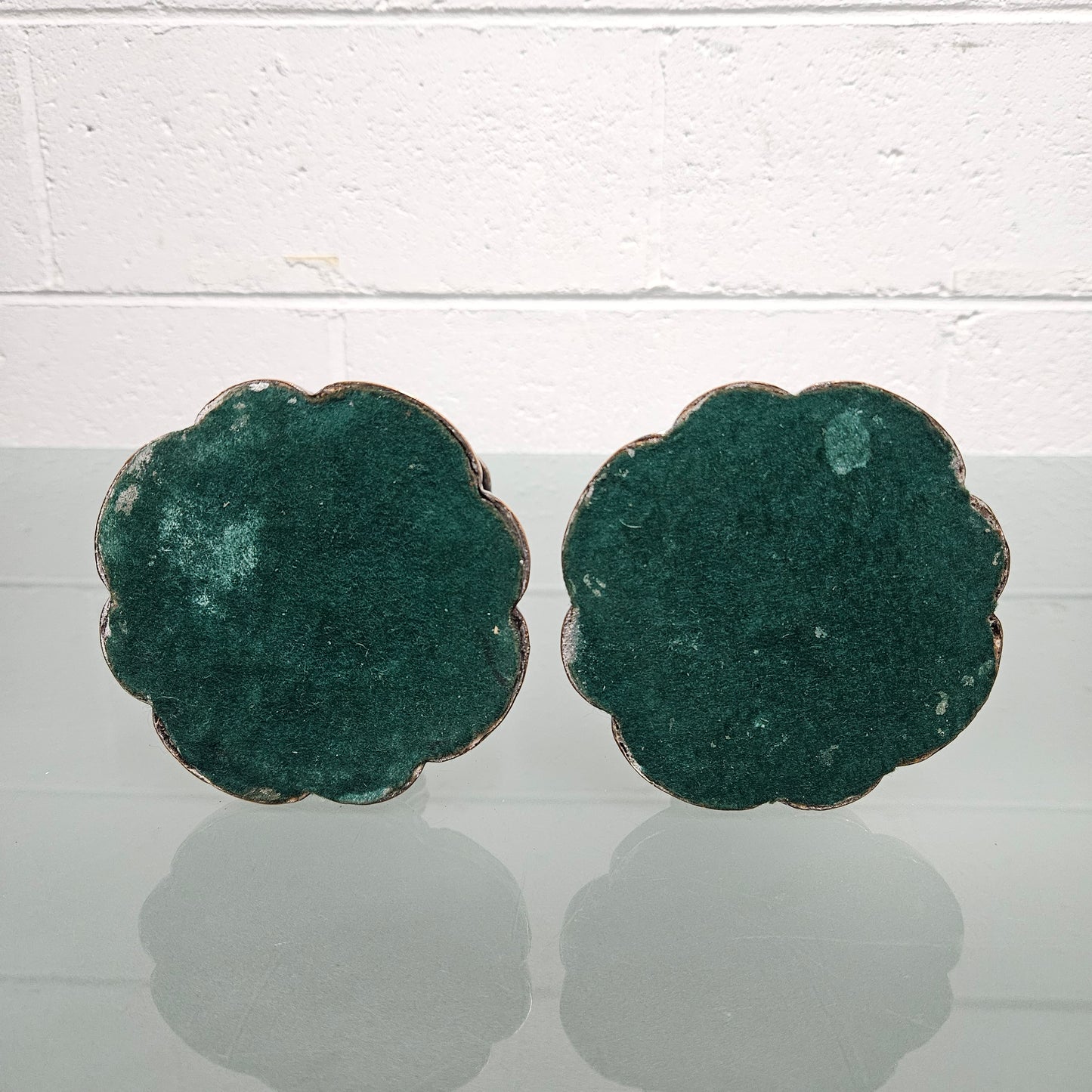 Pair of Sheffield Plate Candle Sticks