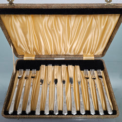 Silver Plated Fish Set in Original Box | Antique & Vintage | Moonee Ponds Antiques | Australia Wide Delivery