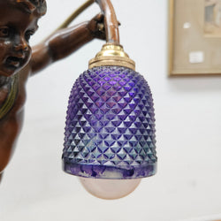 Decorative Antique Bronze Cherub Reading Lamp | Antique & Vintage | Moonee Ponds Antiques | Australia Wide Delivery