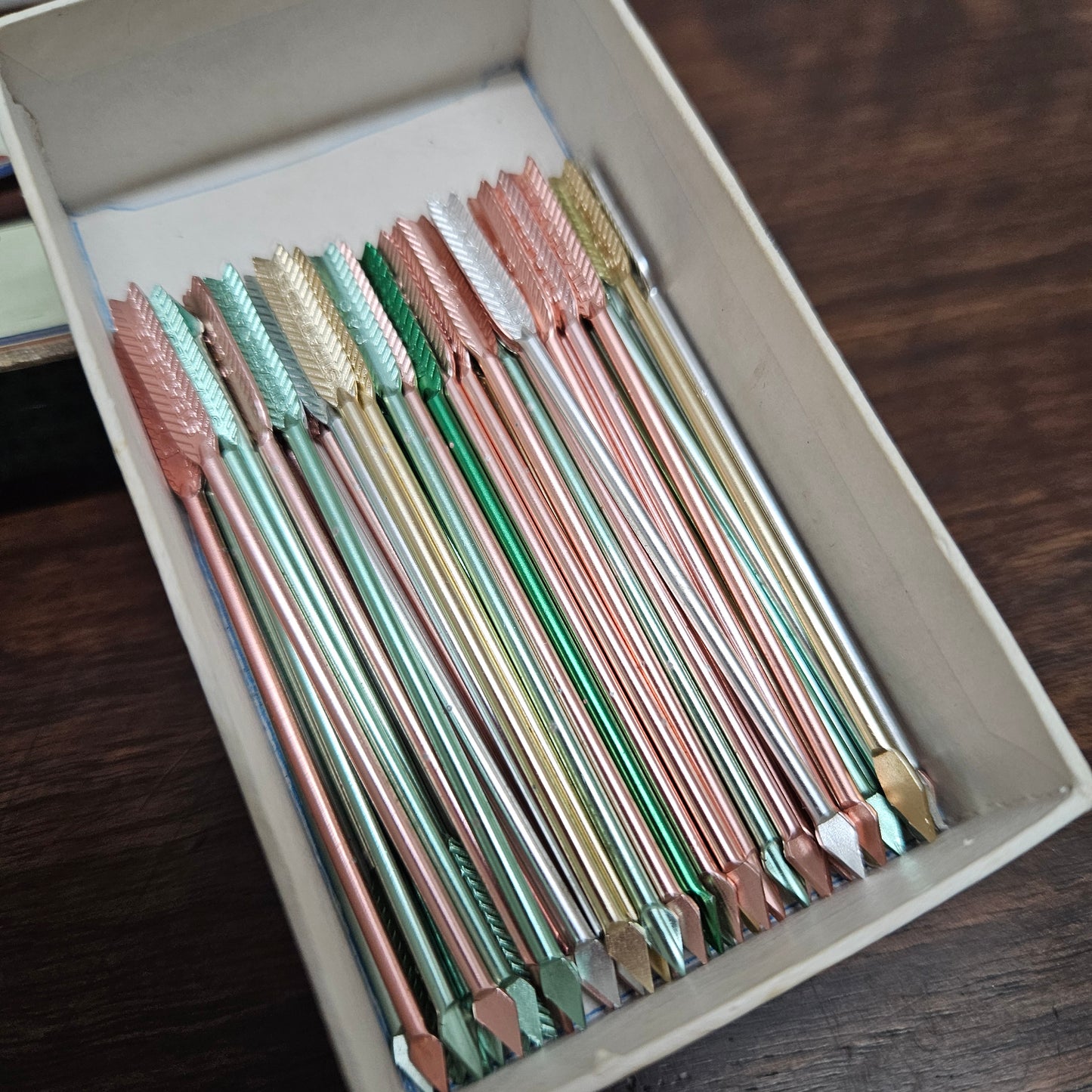 Vintage Box Of Cocktail Picks