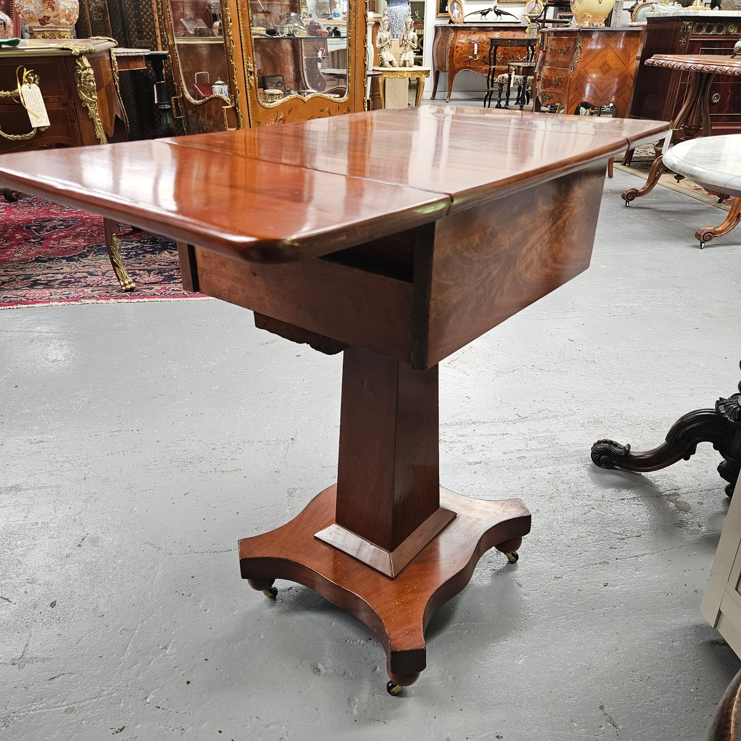 William IV Mahogany Sewing/Work Table