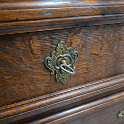 Louis XVth Style Oak Chest of Drawers Moonee Ponds Antiques