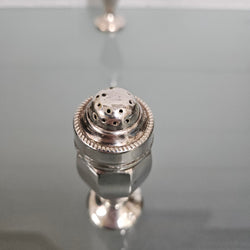 Pair EPNS Silver Plated Salt & Pepper Shakers | Antique & Vintage | Moonee Ponds Antiques | Australia Wide Delivery