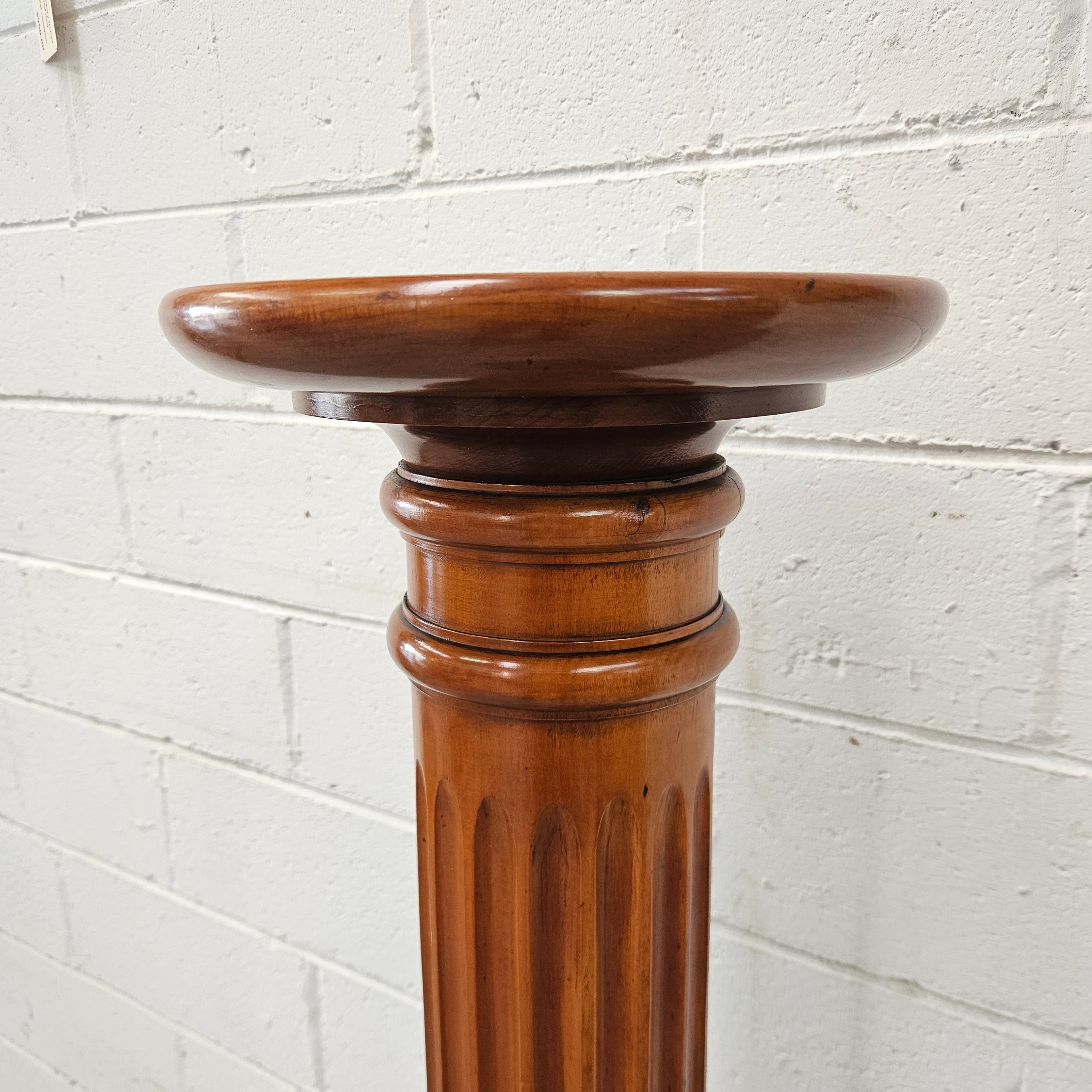 Rustic Blackwood Gun Barrel Pedestal | Antique & Vintage | Moonee Ponds Antiques | Australia Wide Delivery