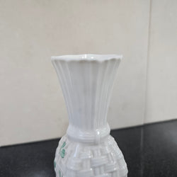 Small Belleek Ireland Shamrock Vase | Antique & Vintage | Moonee Ponds Antiques | Australia Wide Delivery