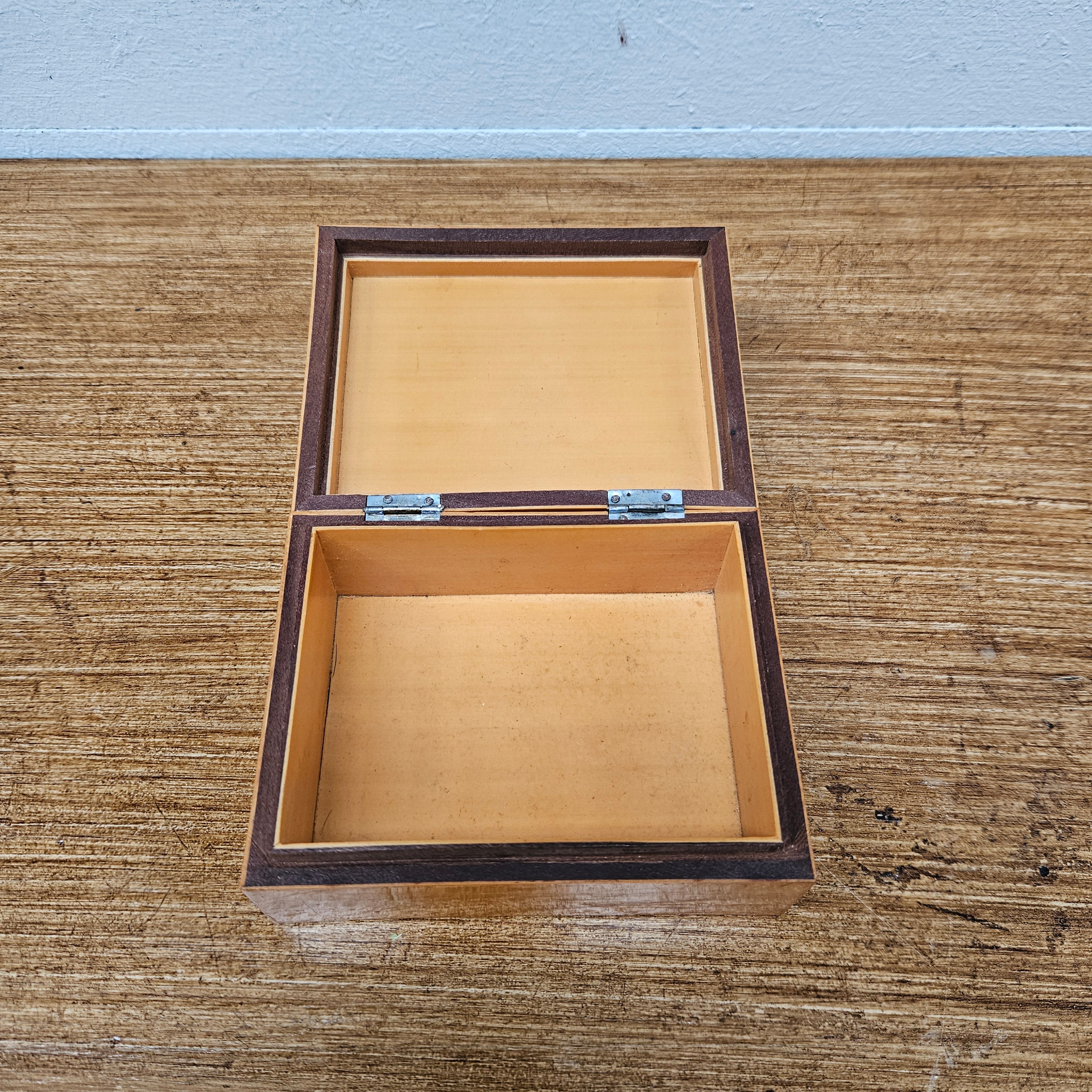 Vintage Leather Enbossed Box | Antique & Vintage | Moonee Ponds Antiques | Australia Wide Delivery