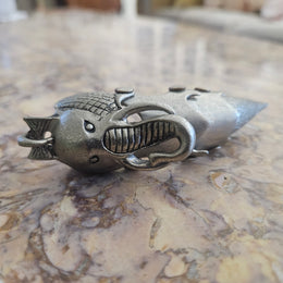 Vintage Silver Metal Gothic Full Finger Claw Ring/Pendant