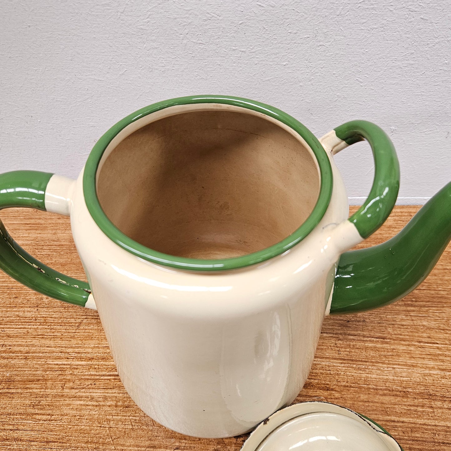 Vintage Enamel Teapot