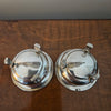 Pair of Vintage Silver & Glass Salts | Antique & Vintage | Moonee Ponds Antiques | Australia Wide Delivery