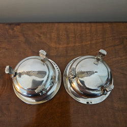 Pair of Vintage Silver & Glass Salts | Antique & Vintage | Moonee Ponds Antiques | Australia Wide Delivery