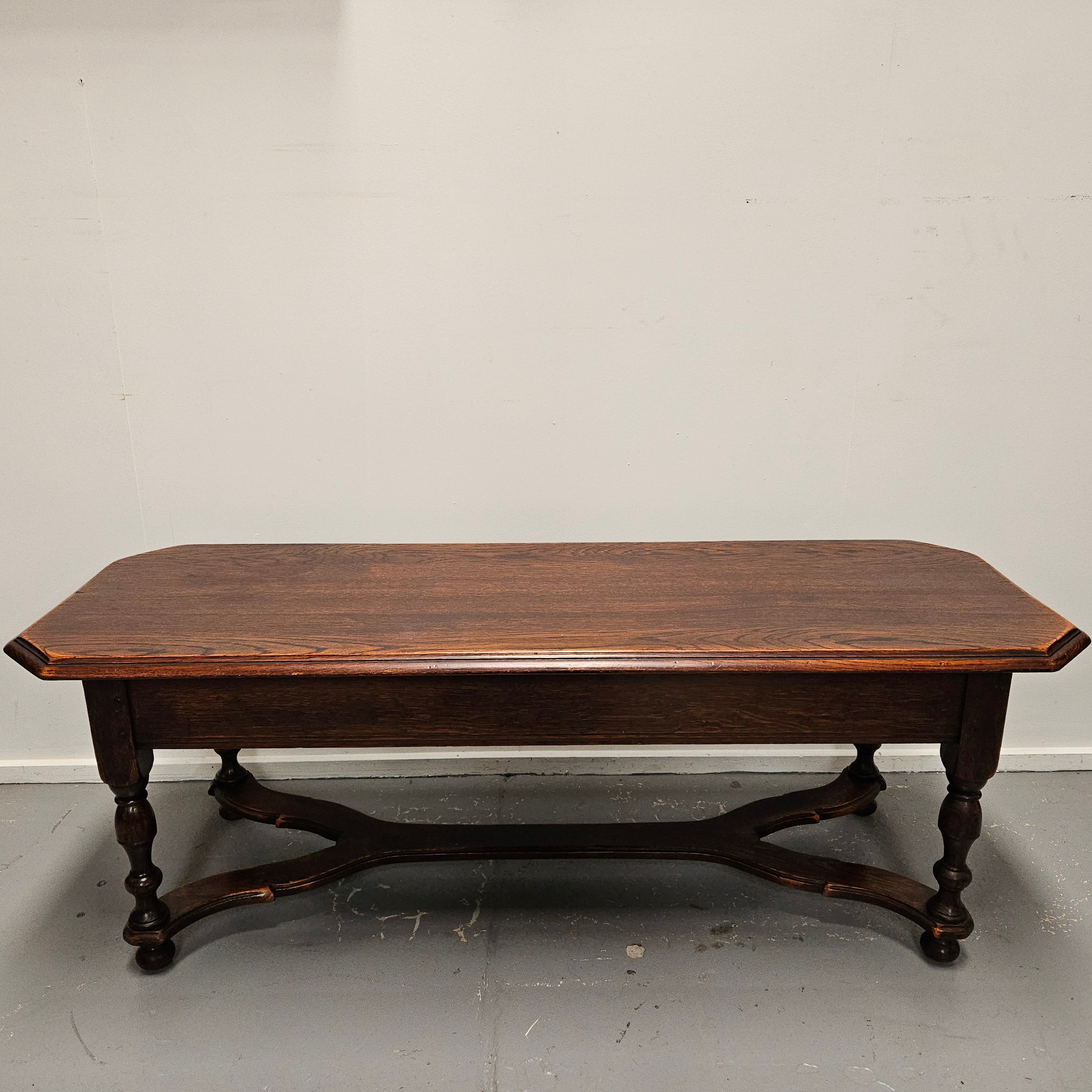 French Oak Two Drawer Coffee Table | Antique & Vintage | Moonee Ponds Antiques | Australia Wide Delivery