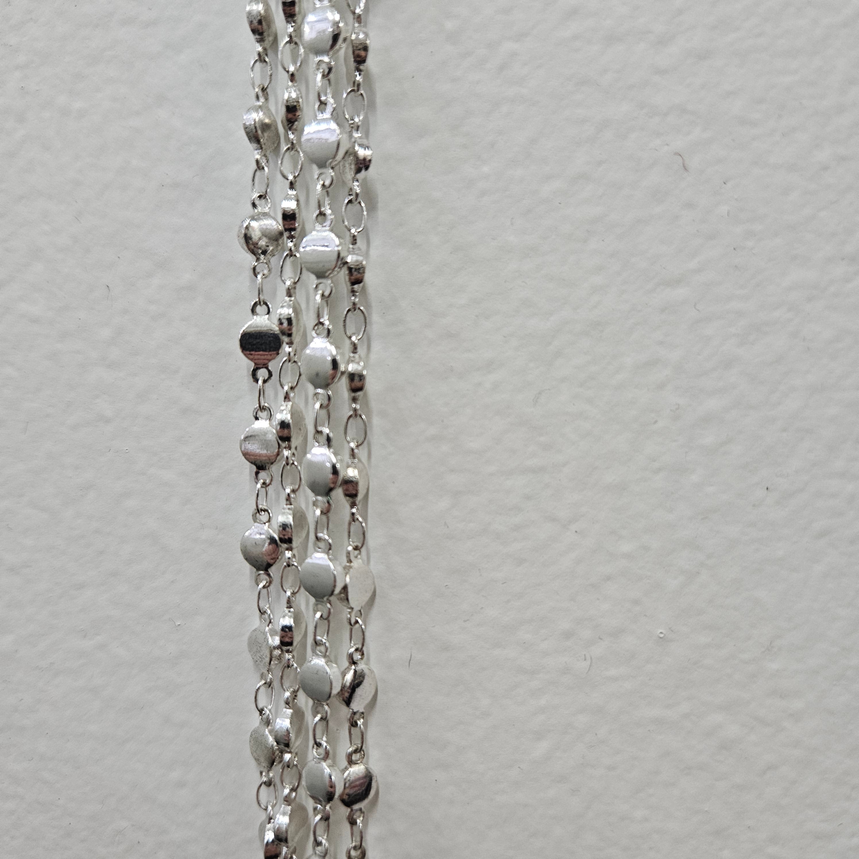 Vintage Silver Plated Double Strand Long Necklace | Antique & Vintage | Moonee Ponds Antiques | Australia Wide Delivery