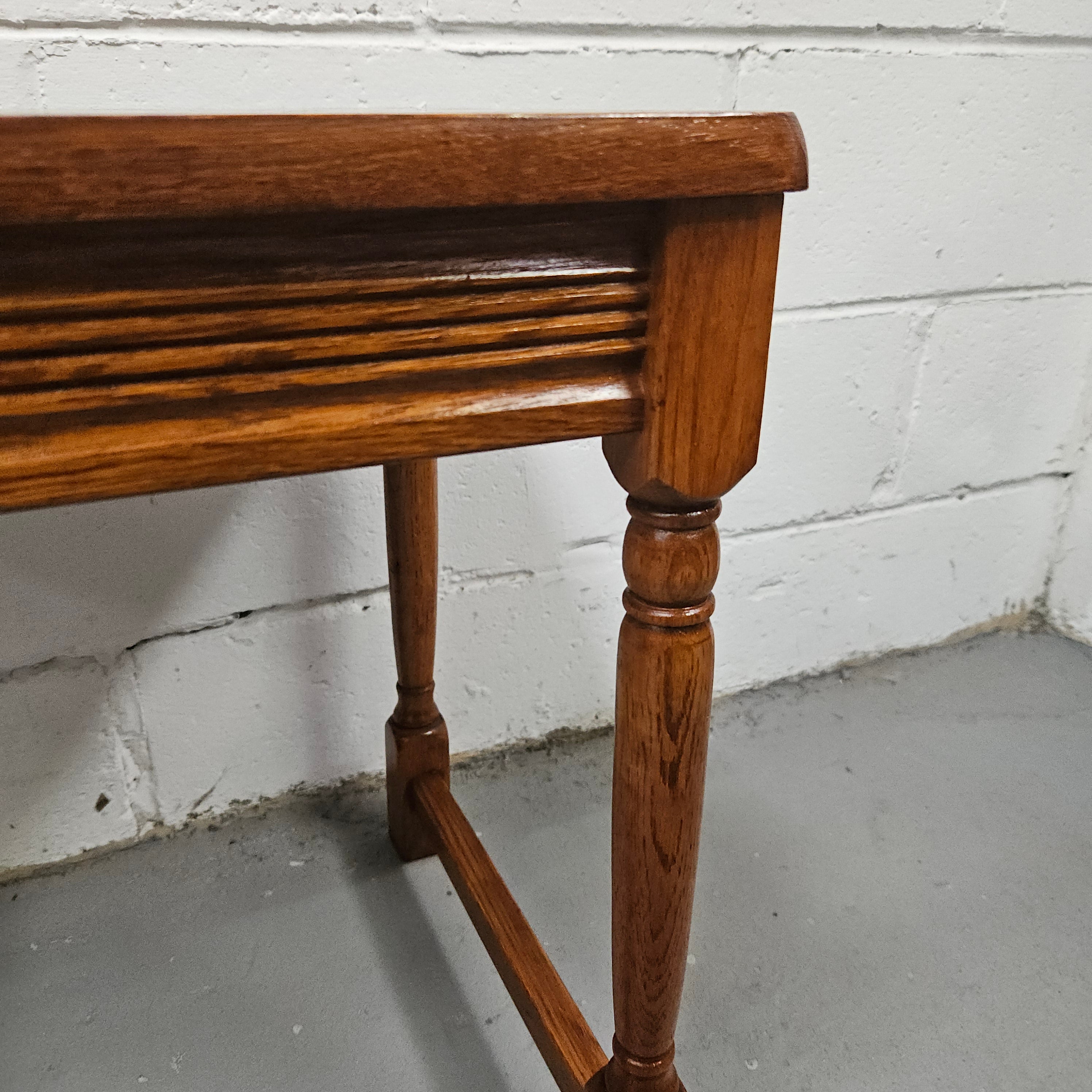 Set of Three Oak Side Tables | Antique & Vintage | Moonee Ponds Antiques | Australia Wide Delivery
