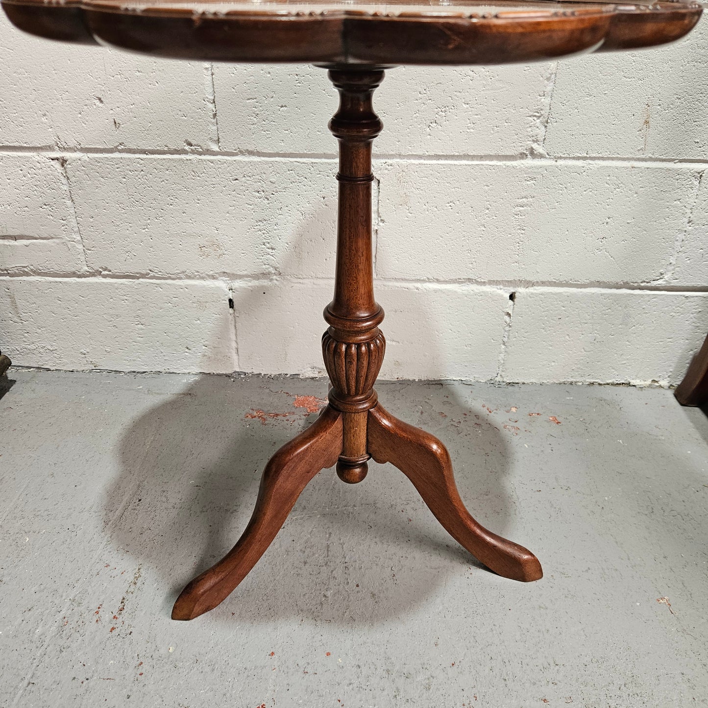 Vintage Mahogany Wine Table