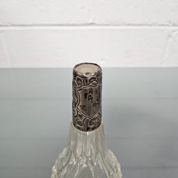 Edwardian Silver Collared Perfume Bottle