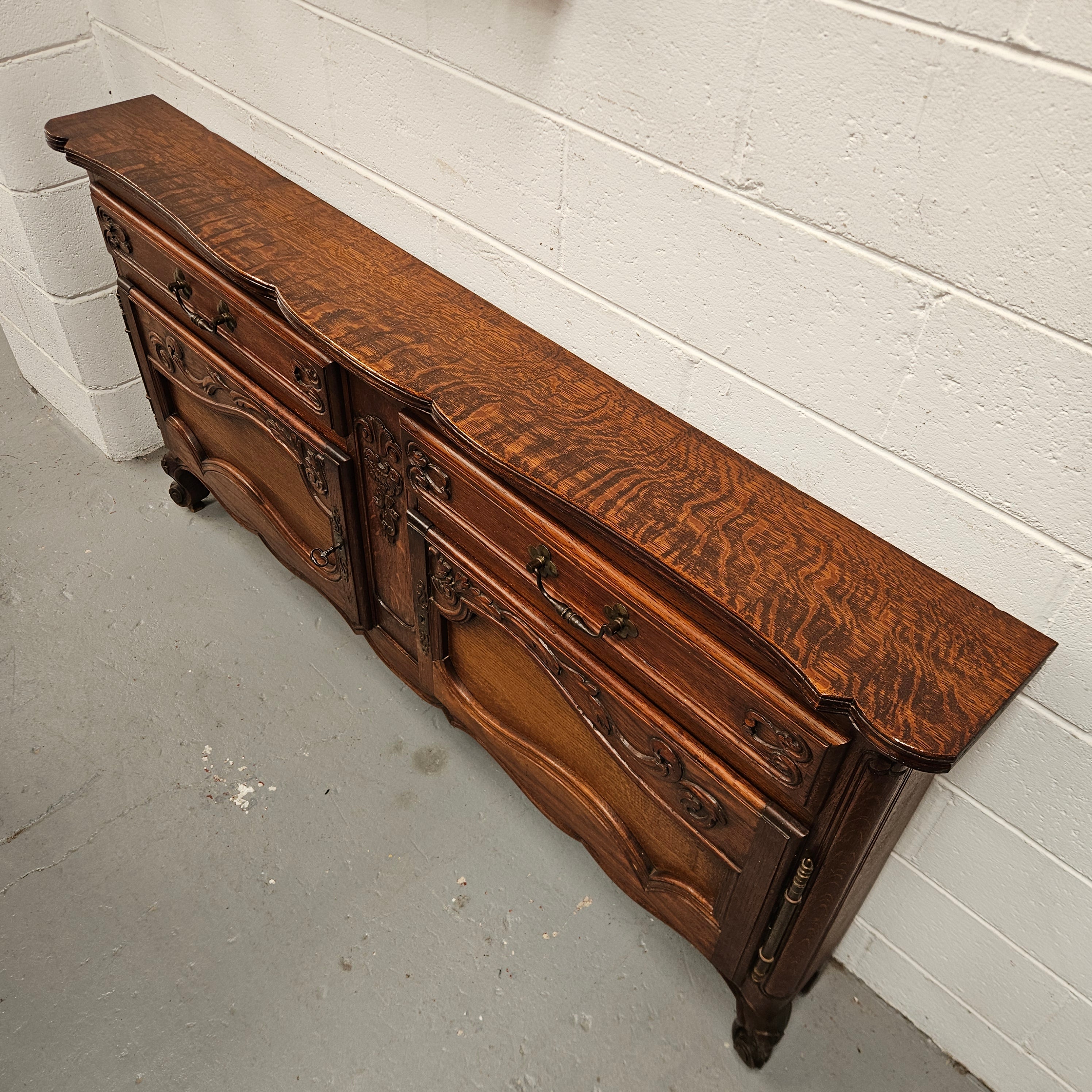Louis XVth Style Custom Narrow Side Cabinet/Sideboard | Antique & Vintage | Moonee Ponds Antiques | Australia Wide