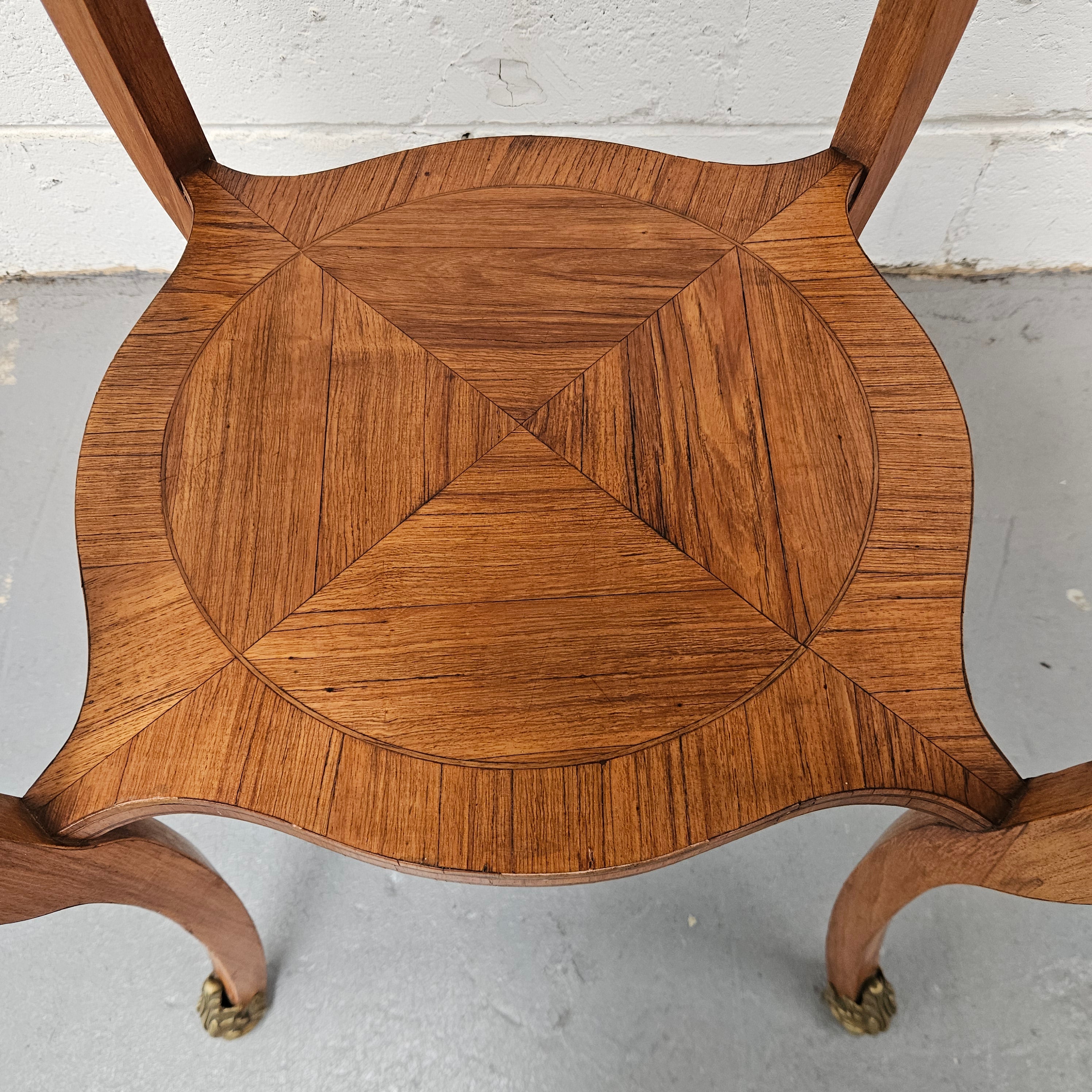 French Walnut Marble Top Circular Table | Antique & Vintage | Moonee Ponds Antiques | Australia Wide Delivery